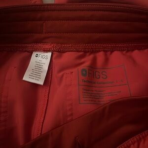 Figs Small Livingston pants scrubs color clay